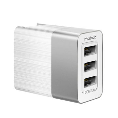 color blanco USB3.0 Fuente de alimentaci/ón USB 3 A, 2 salidas, conector tipo A y tipo C, compatible con Bticino Matix